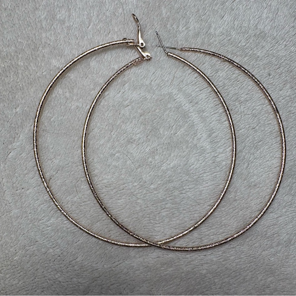 Ardene sparkly hoop earrings